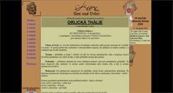 Desktop Screenshot of orlickathalie.vicena.cz