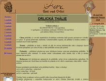 Tablet Screenshot of orlickathalie.vicena.cz